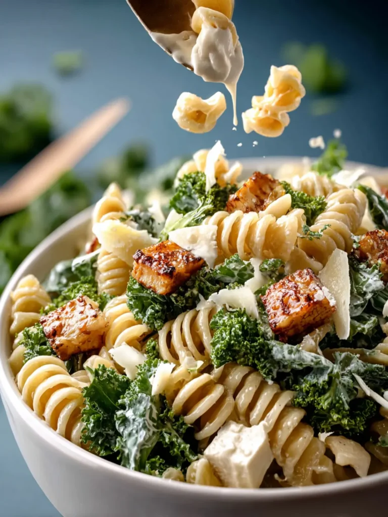 Kale Caesar Pasta Salad First Image
