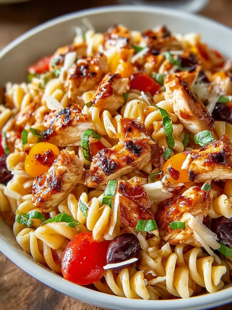 BBQ Chicken Pasta Salad First Image