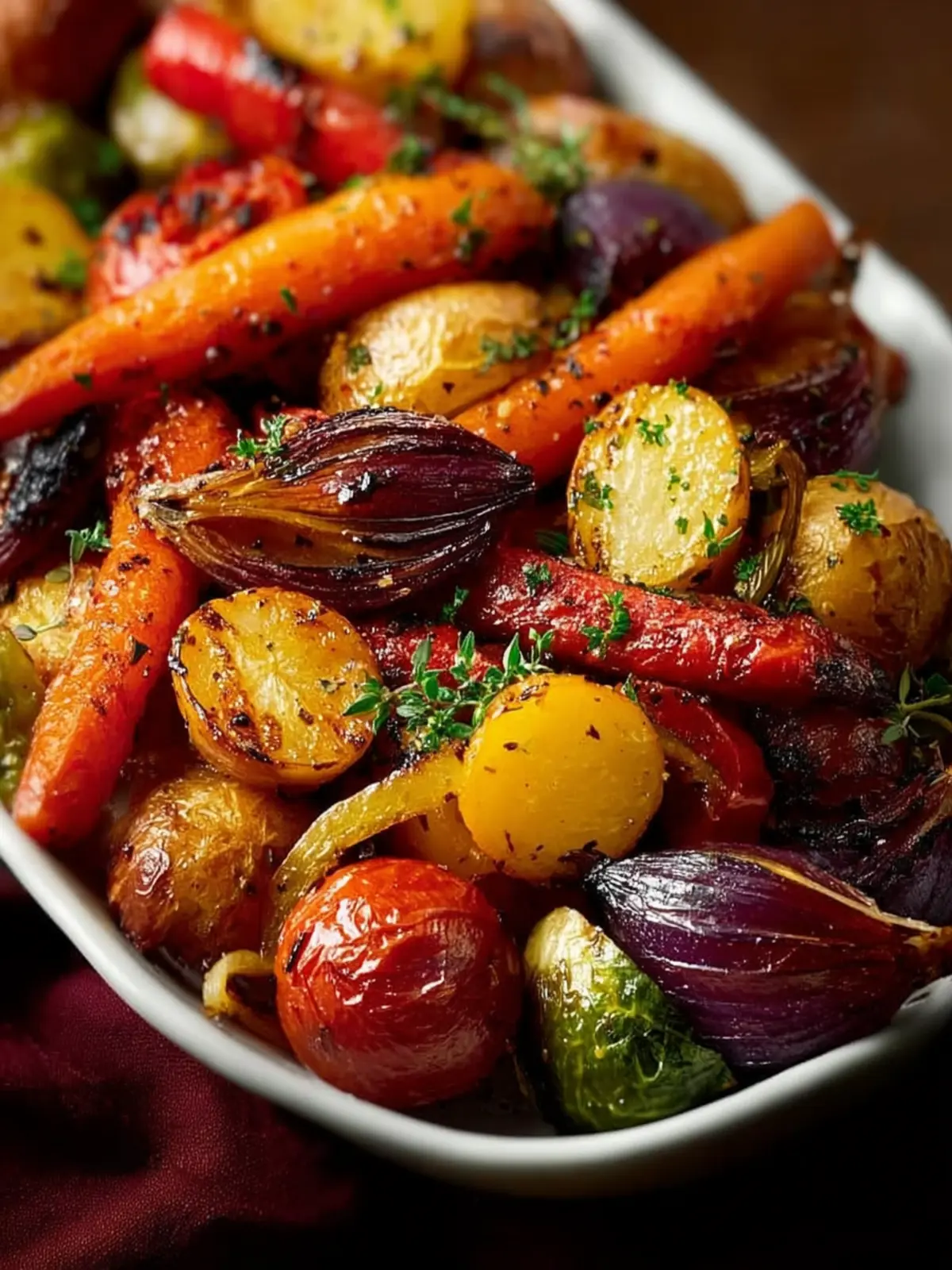 Oven Roasted Vegetables Recipe First Image