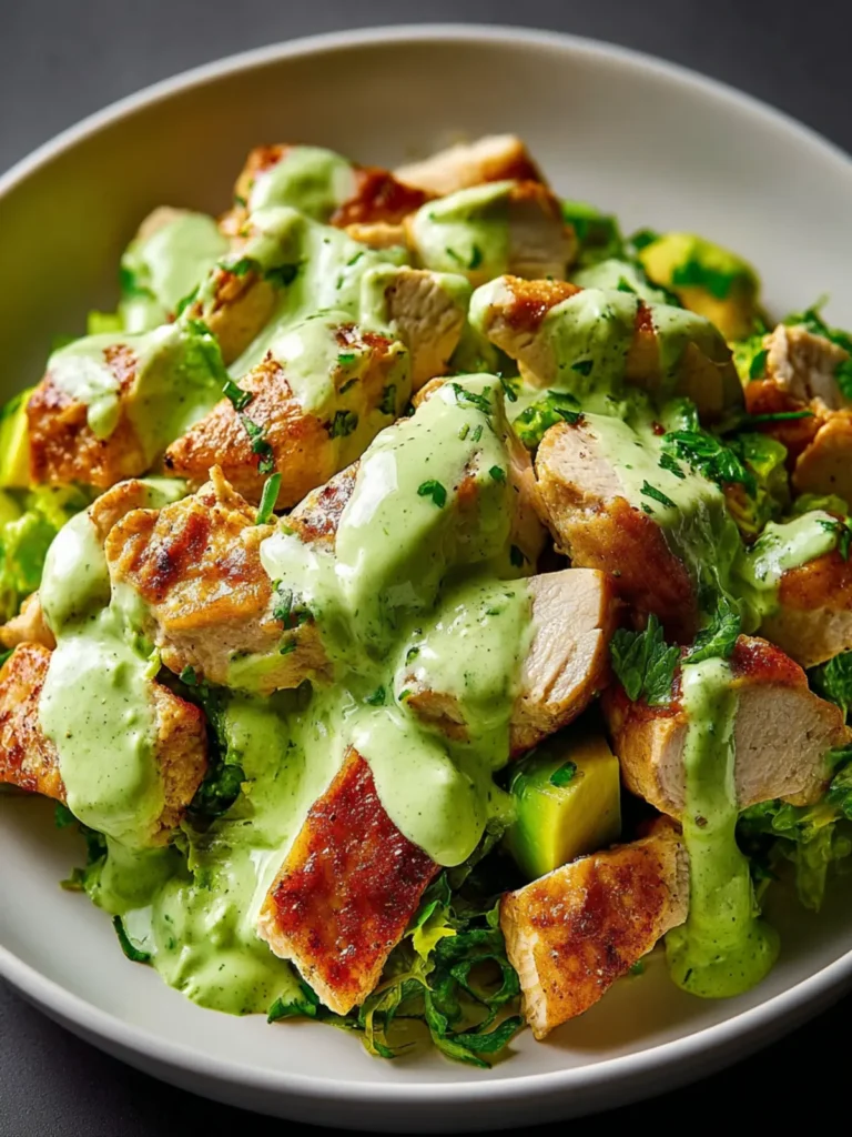 Avocado Ranch Chicken Salad Recipe First Image