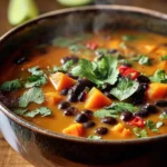 Sweet Potato Black Bean Soup Recipe First Image