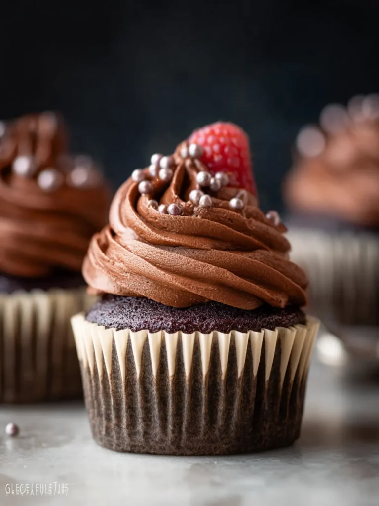 Gluten Free Chocolate Cupcakes First Image