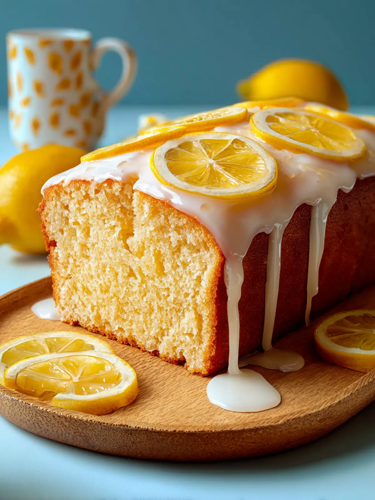 Lemon Loaf Cake Recipe First Image