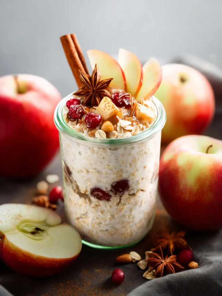 Apple Cinnamon Overnight Oats First Image