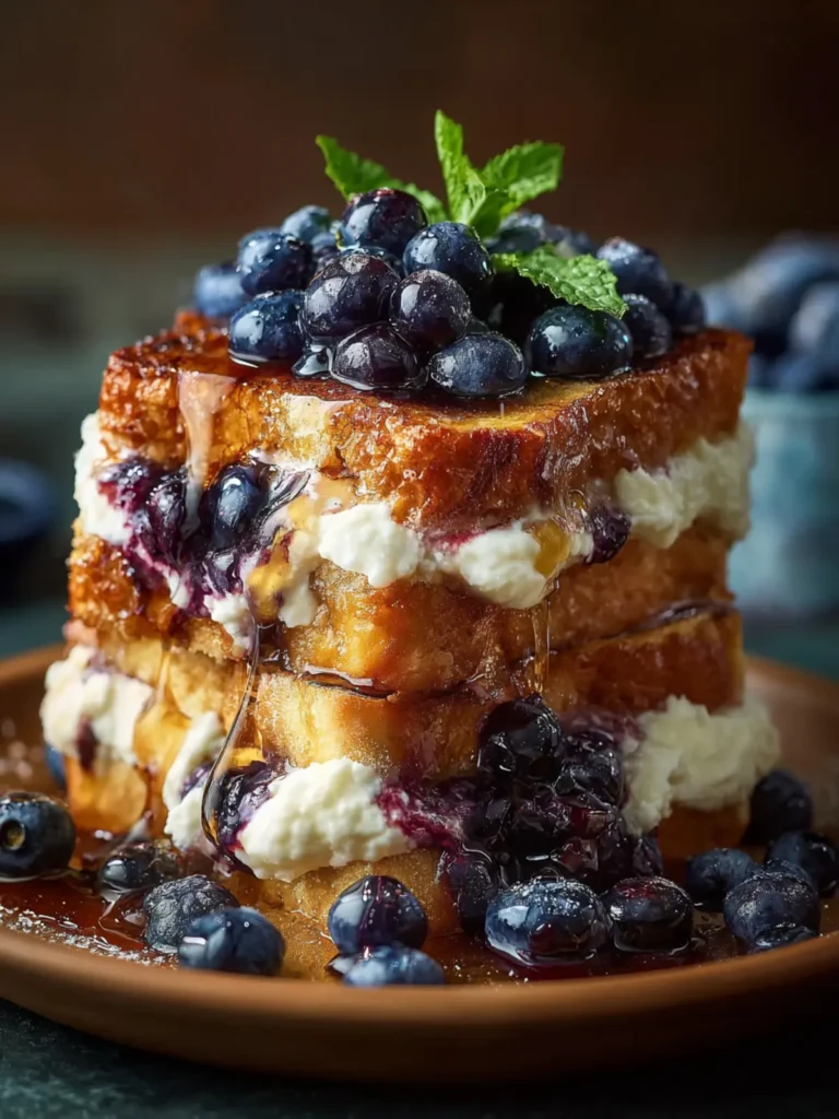 Blueberry Cream Cheese French Toast First Image
