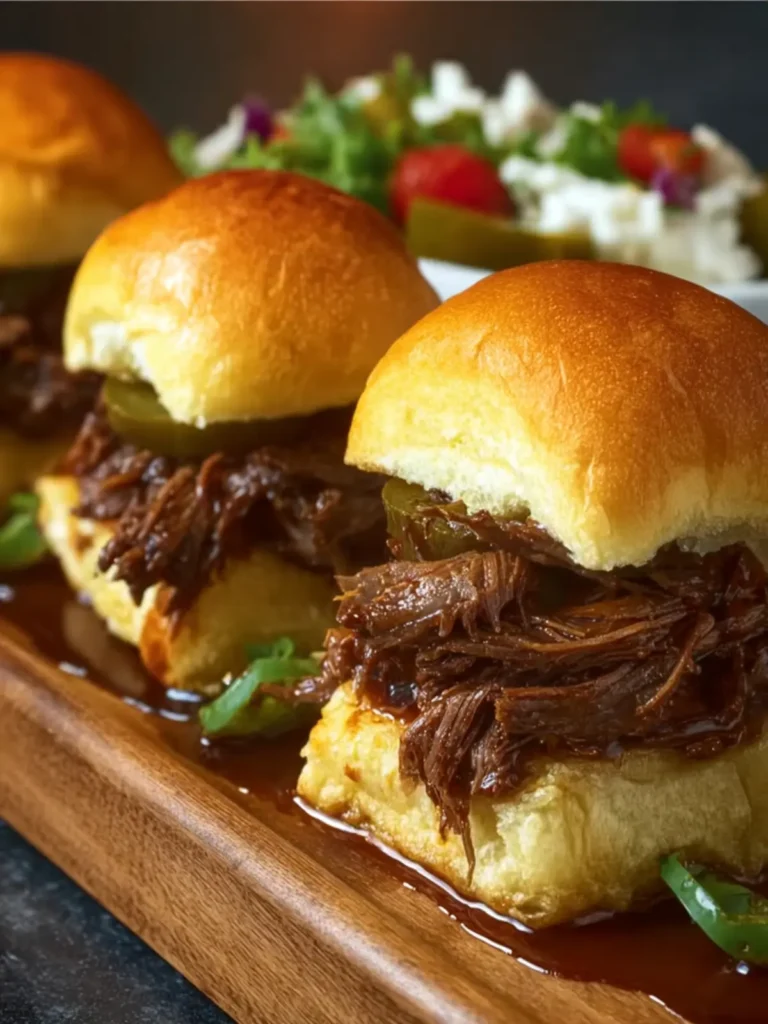 Crockpot Pot Roast Sliders First Image