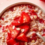 Creamy Strawberry Oatmeal First Image