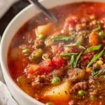 Hamburger Soup Recipe First Image