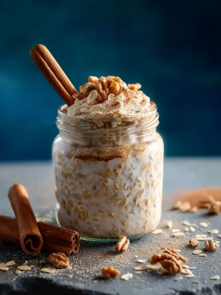 Cinnamon Roll Overnight Oats First Image