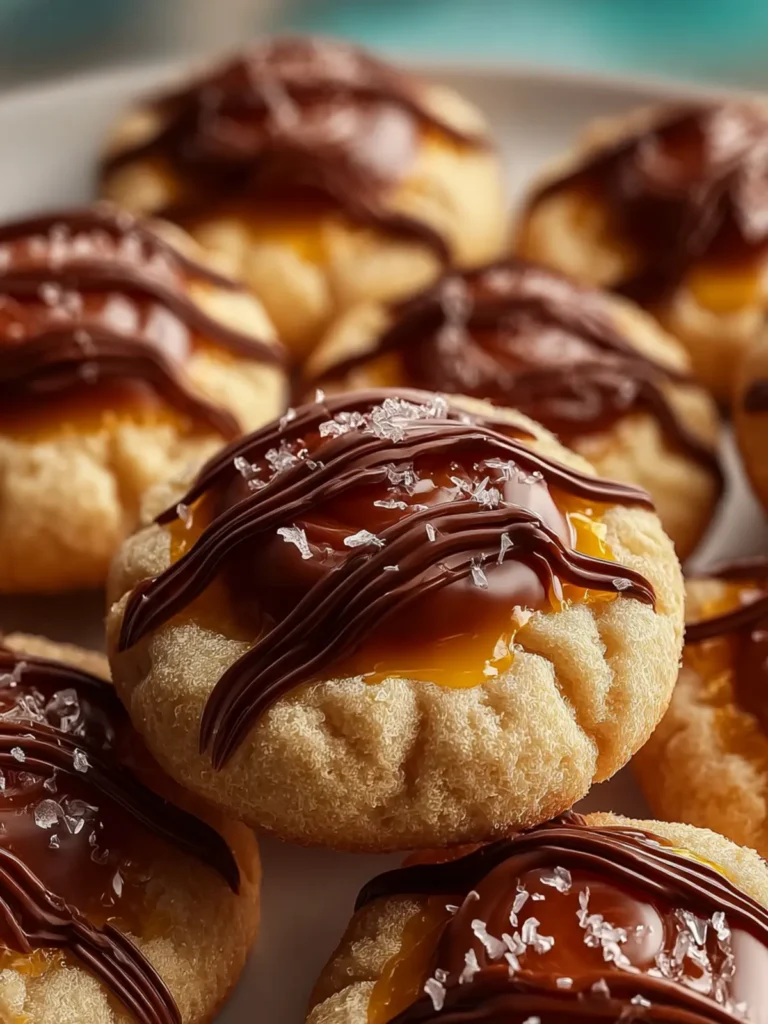 Twix Thumbprint Cookies First Image