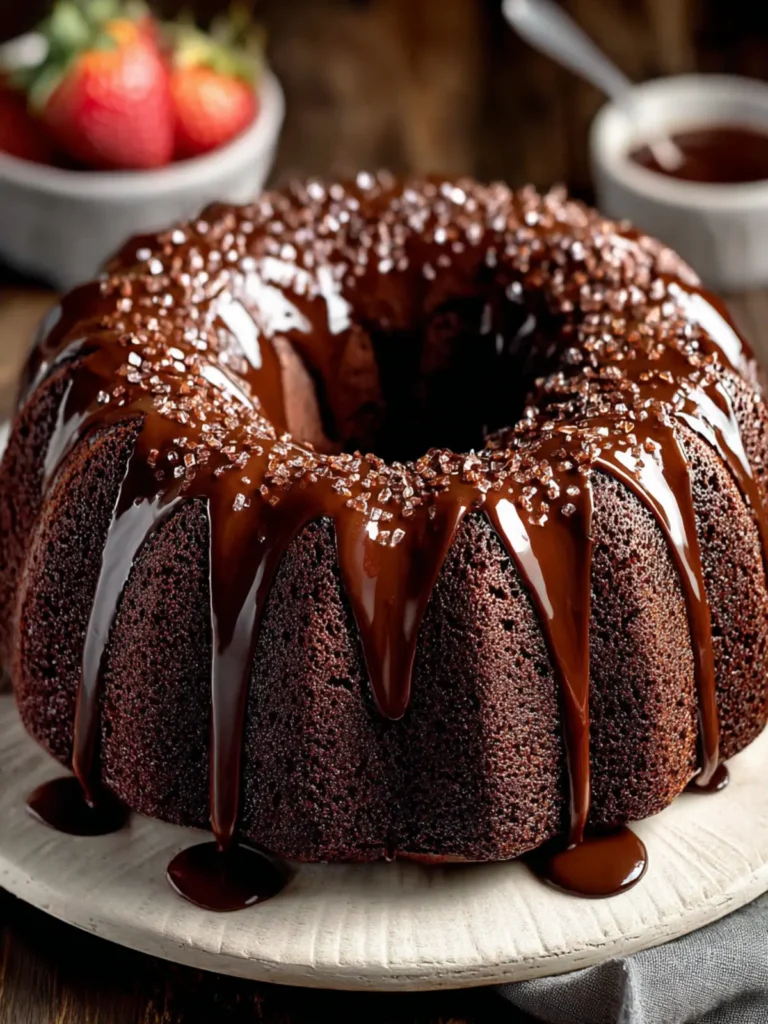 Chocolate Bundt Cake First Image