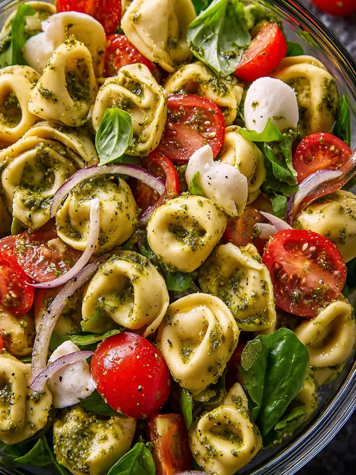 Pesto Tortellini Pasta Salad First Image