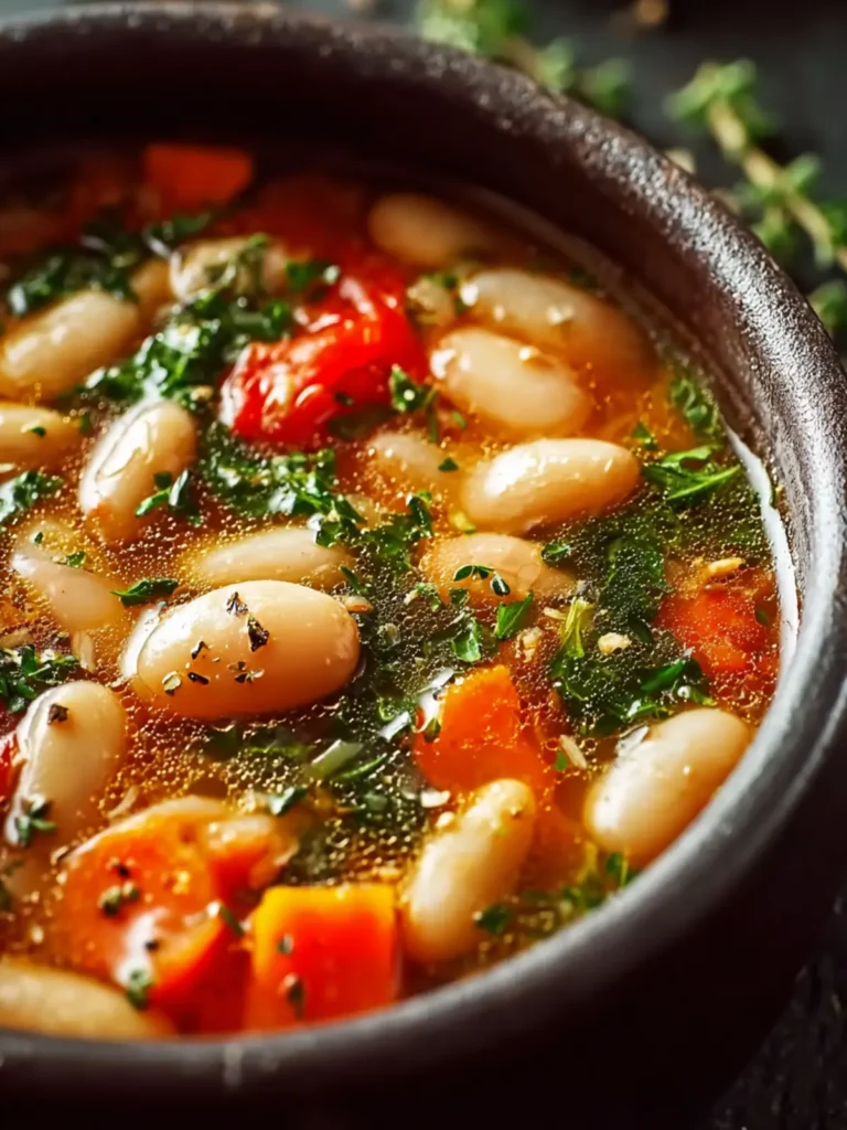 Easy Tuscan White Bean Soup First Image