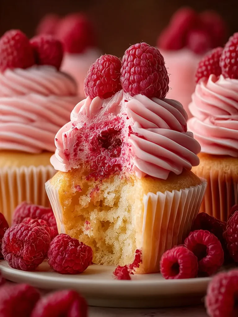 Raspberry Cupcakes First Image