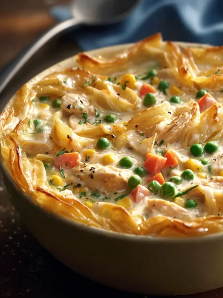 Easy Chicken Pot Pie Casserole First Image