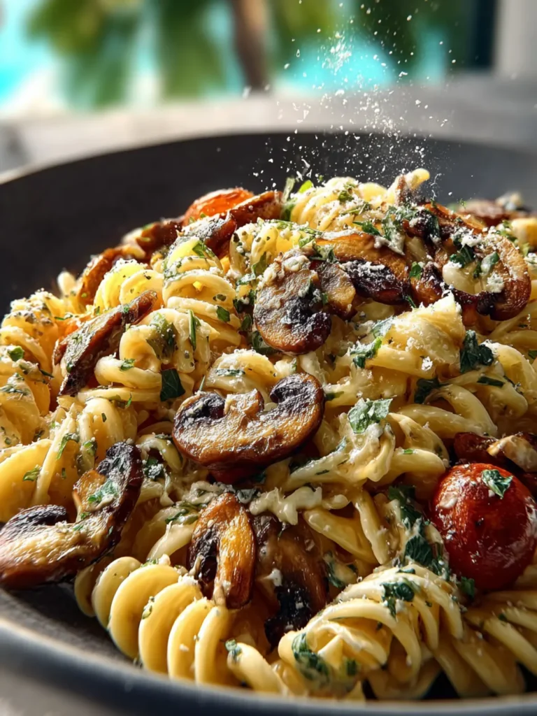 Cozy Mushroom Parmesan Pasta First Image