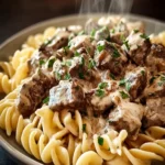 Crock Pot Beef Stroganoff Recipe First Image