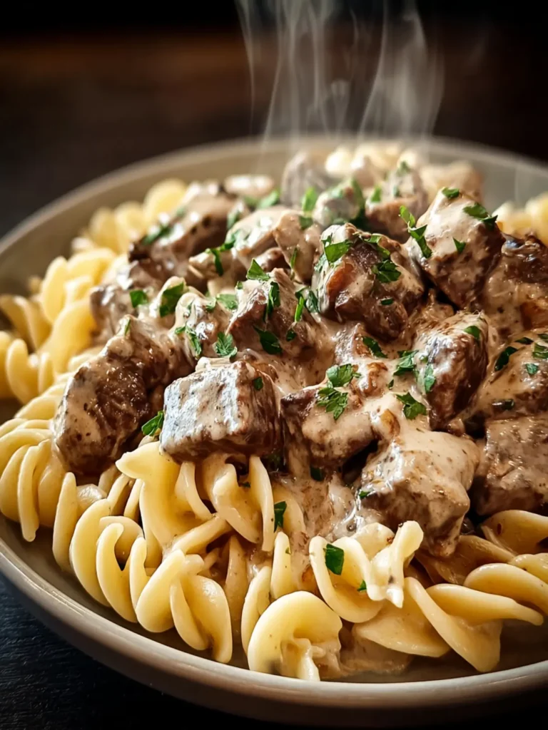 Crock Pot Beef Stroganoff Recipe First Image
