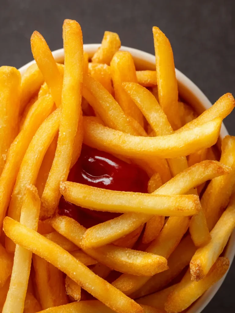 Air Fryer Frozen French Fries First Image