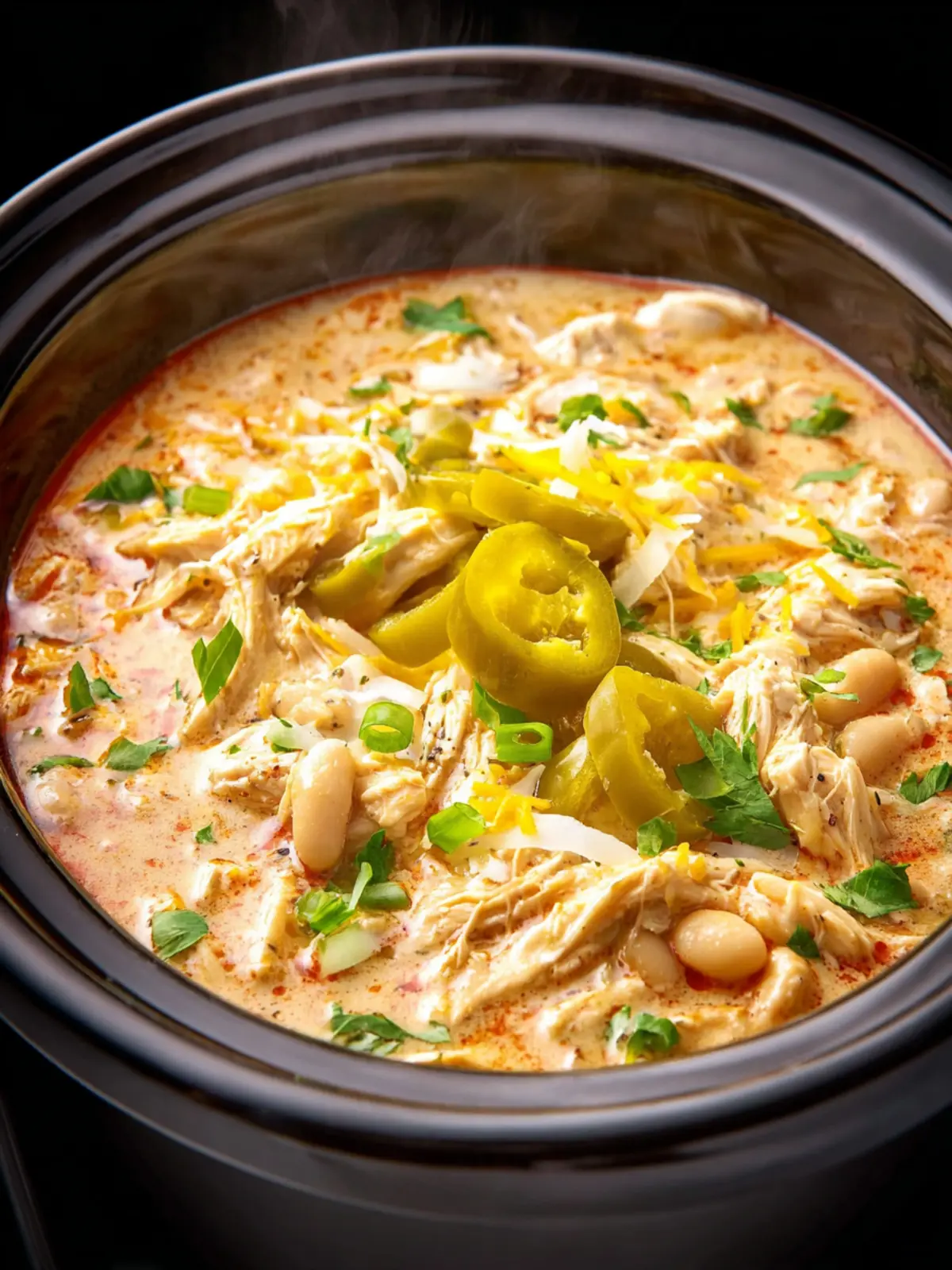 Crock Pot Mississippi Chicken Chili First Image
