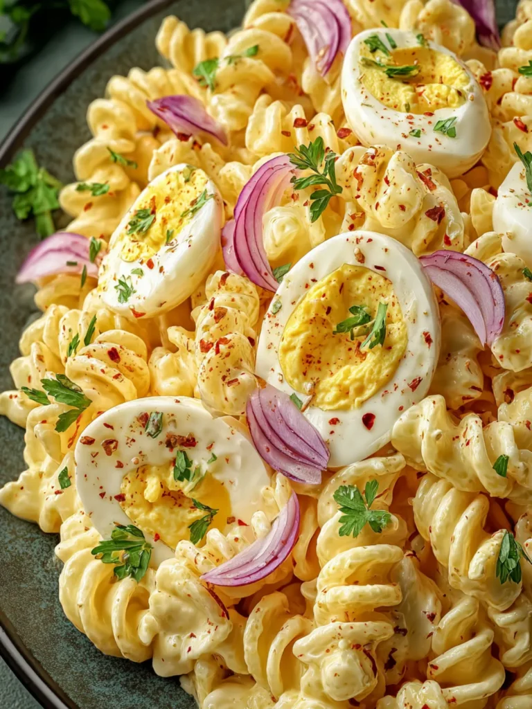 Deviled Egg Pasta Salad Recipe First Image