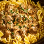 Crock Pot Beef Stroganoff First Image