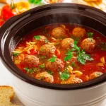 Crock Pot Italian Meatball Soup First Image