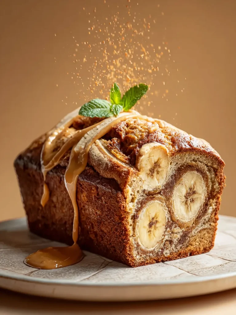 Biscoff Swirl Banana Bread First Image