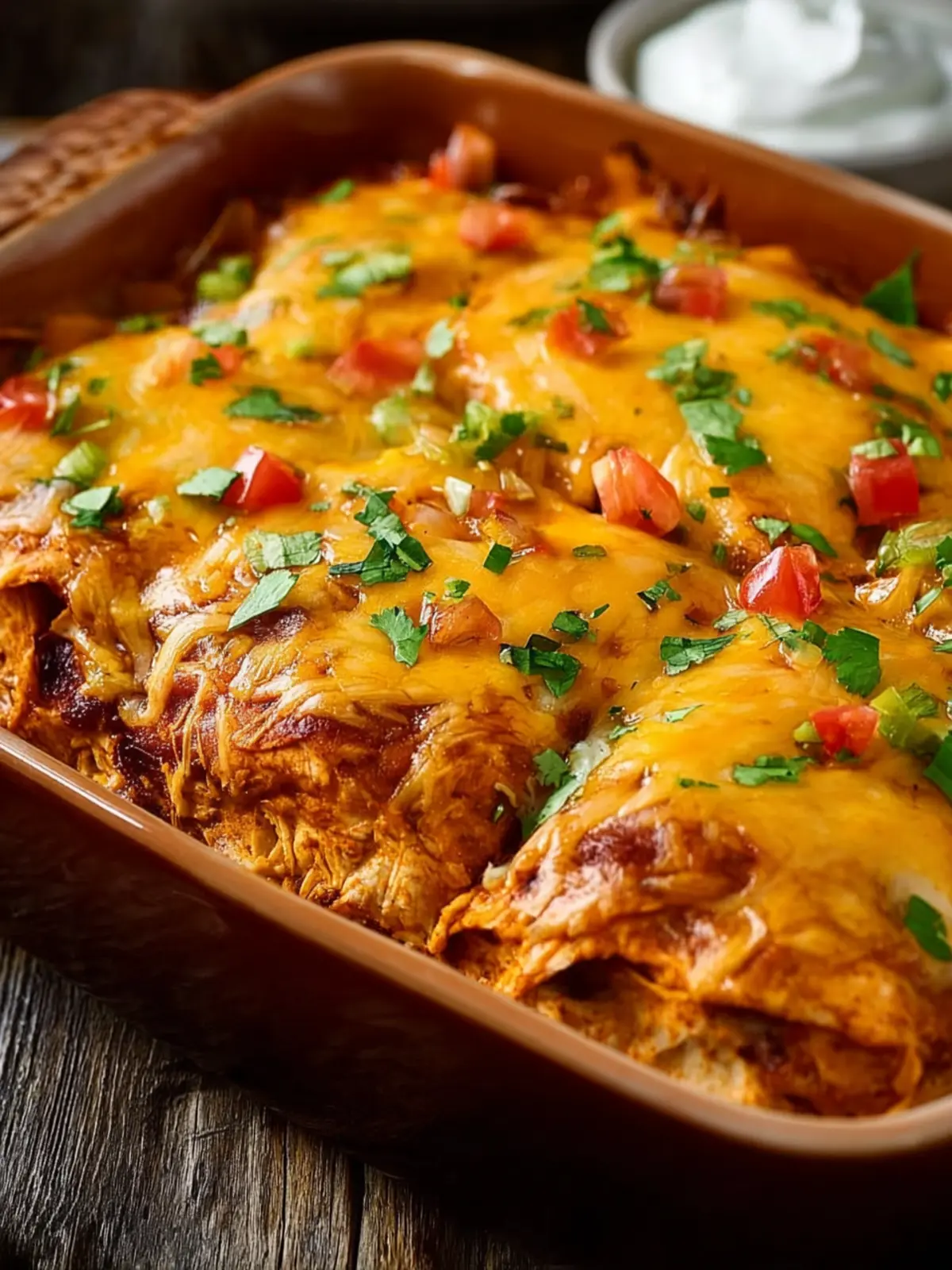 Chicken Enchilada Casserole First Image