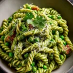 Sweet Pea Pesto Pasta Recipe First Image