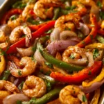 Sheet Pan Shrimp Fajitas First Image