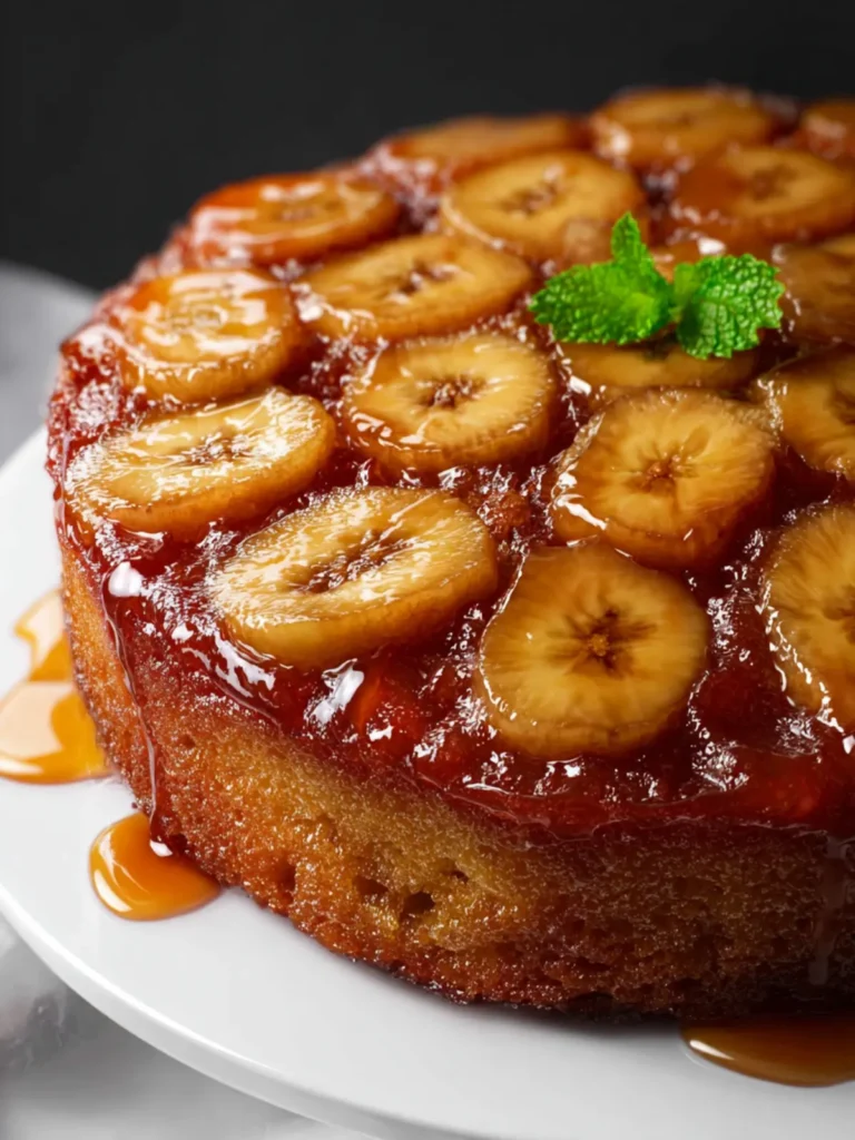 Banana Upside Down Cake First Image