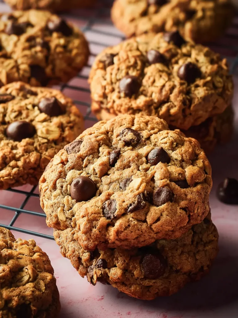 Chocolate Chip Oatmeal Cookies First Image