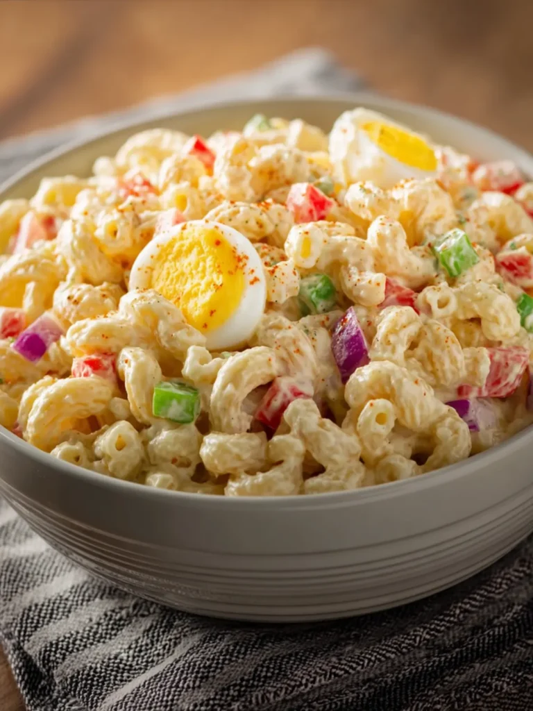Creamy and Old Fashioned Classic Southern Macaroni Salad First Image