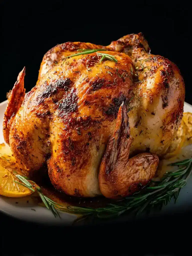 Juicy and Crispy Beer Can Chicken Recipe First Image