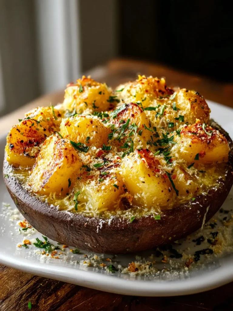 Garlic Parmesan Mud Potatoes Bake First Image