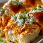 Buffalo Chicken Pizza Dip Sliders First Image